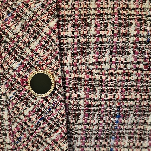 Bagatelle Collection Elegant Pink Tweed Women's Jacket-Blazer Sz Small - Picture 5 of 8